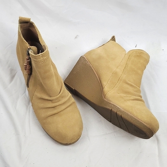 Sperry Sand Harper Kara Leather Wedge Boot‎ - Picture 1 of 8